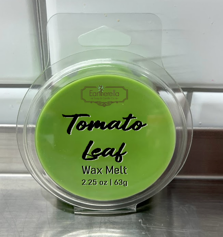 
                  
                    TOMATO LEAF Wax Melts Tarts | Round Clamshell | 2.7 oz
                  
                